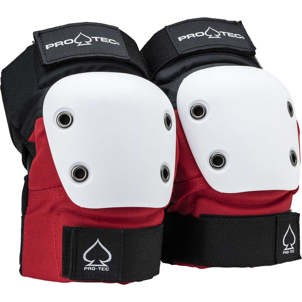 Street Elbow Pads - Red/White/Black